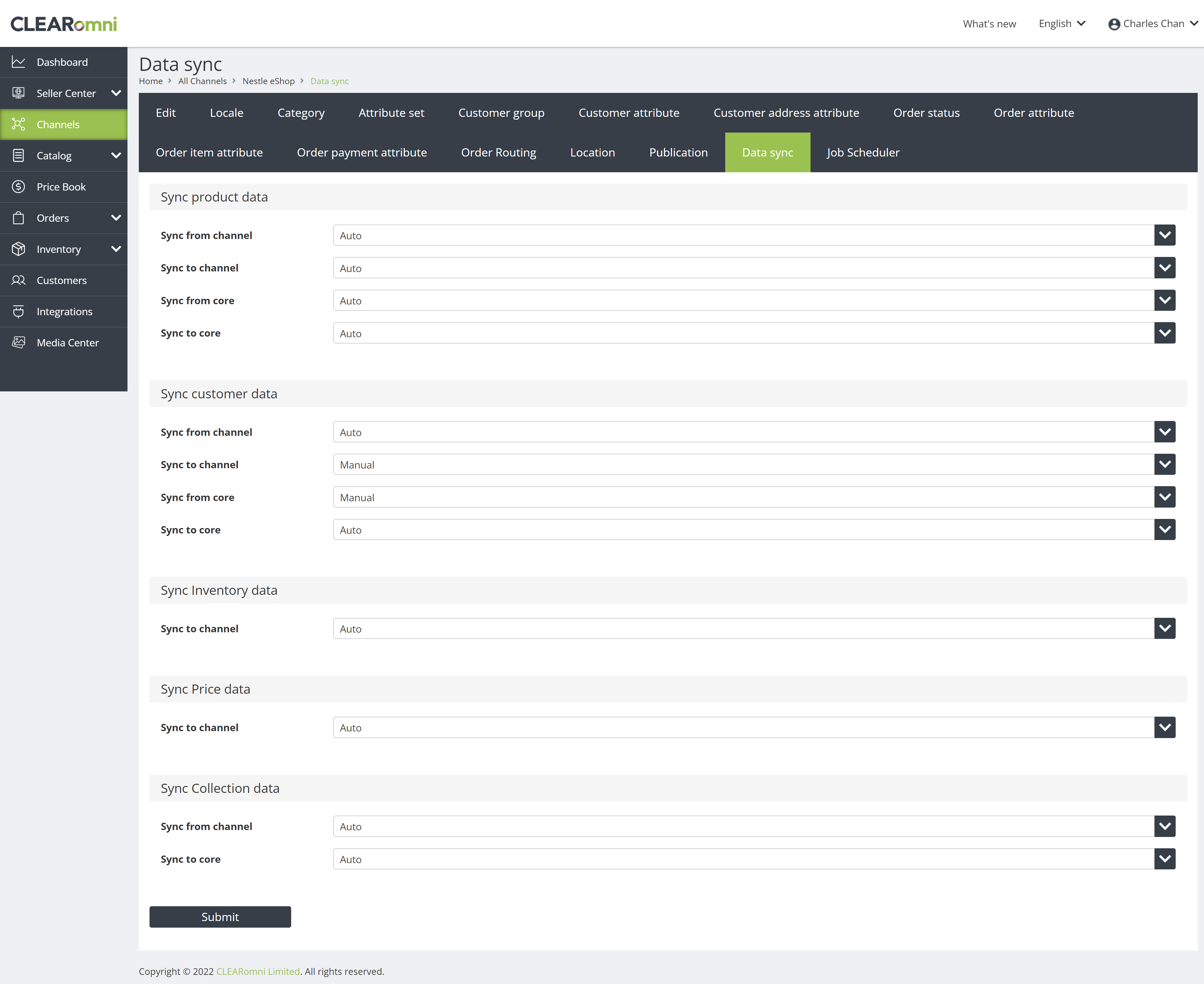 Configuring Shopify Channel Data Sync - CLEARomni Help Center